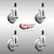 Service Caster 5 Inch 316SS Gray Poly Swivel 1-3/8 Inch Expanding Stem Caster Set Brake SCC SCC-SS316EX20S514-PPUB-TLB-138-4 - alternate 5